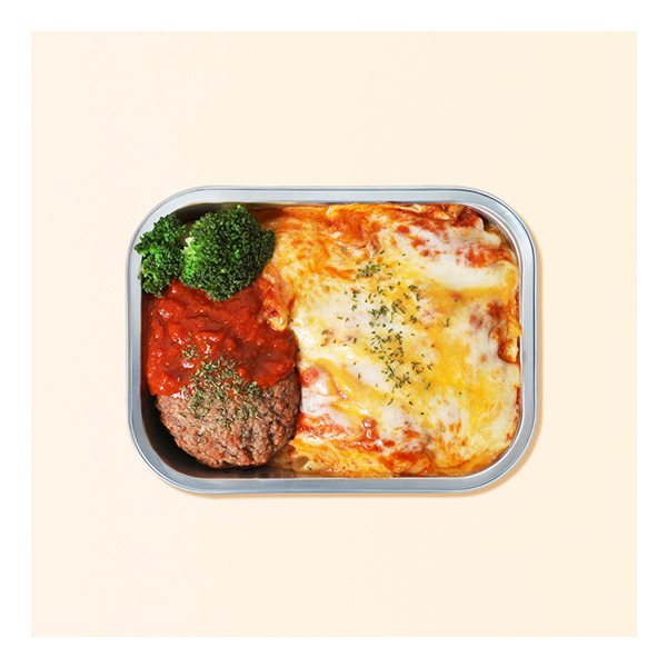 Hamburg Steak & Cheese Pasta